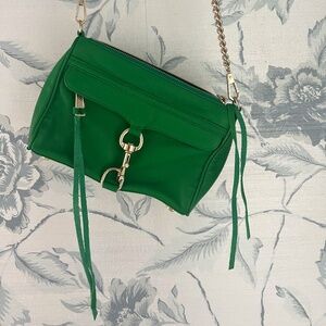 Rebecca Minkoff Mini M.A.C green Crossbody Bag